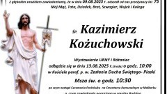 Zmarł Kazimierz Kożuchowski. Miał 75 lat.