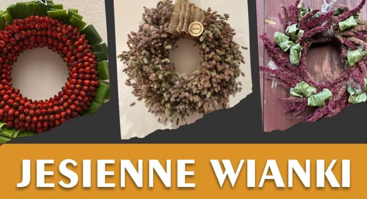 Jesienne warsztaty tworzenia wianków w Muzeum Miasta Malborka.