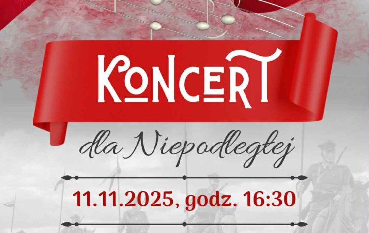 Dla Niepodległej - patriotyczny koncert w Nowym Stawie.