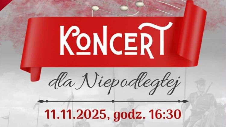 Dla Niepodległej - patriotyczny koncert w Nowym Stawie.