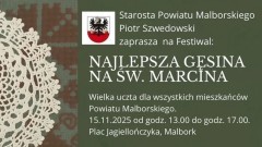 Festiwal Najlepsza gęsina na św. Marcina – kulinarna uczta w Malborku i pomoc dla Zosi.