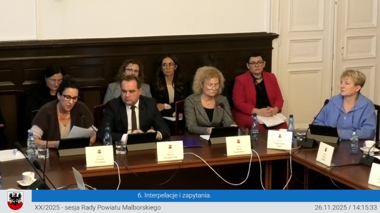 XX/2025 - sesja Rady Powiatu Malborskiego - 26.11.2025. Zobacz wideo