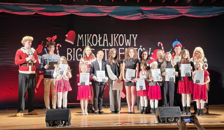 Mikołajkowy Bigos Talentów w I LO w Malborku.