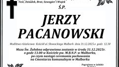 Zmarł Jerzy Pacanowski. Miał 69 lat.