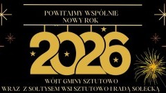 Sylwester pod chmurką w Sztutowie i wspólne powitanie Nowego 2026 Roku.