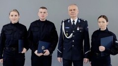 Pierwsze w tym roku ślubowanie policjantów w województwie pomorskim.