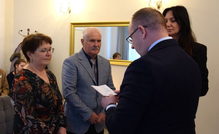Powiat nowodworski. Złote Gody państwa Gonczarenko.