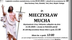 Zmarł Mieczysław Mucha. Miał 68 lat.