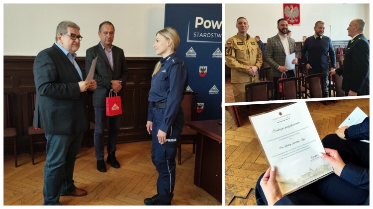 Bezpieczeństwo mieszkańców powiatu malborskiego priorytetem - podziękowania dla służb i wolontariuszy. Wideo i zdjęcia