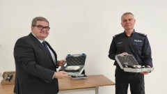 Podsumowanie roku w Komendzie Powiatowej Policji w Malborku i wsparcie od Starostwa.