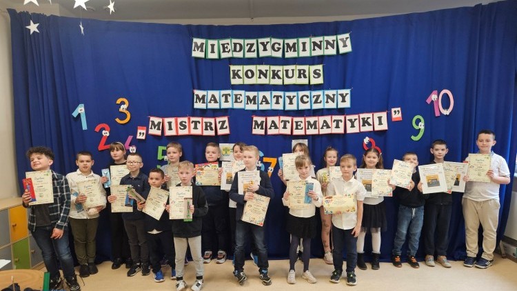 Mistrz Matematyki wyłoniony w Międzygminnym Konkursie w Nowej Wsi Malborskiej.