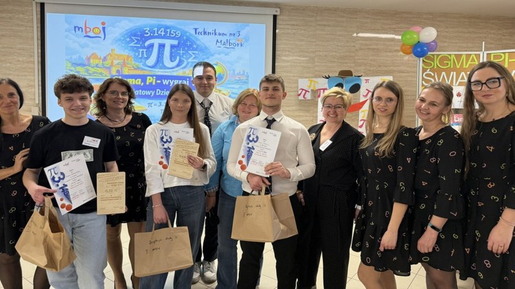 Sigma, Pi – wygraj TyI - święto liczby Pi w Technikum nr 3 w Malborku.