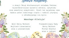 Wielkanocne życzenia włodarzy Gminy Malbork.