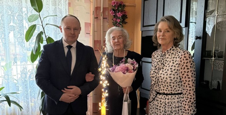 90. urodziny pani Haliny Stanowskiej z Orłowa.