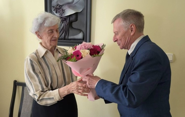 90. urodziny pani Janiny Sztal z Nowego Dworu Gdańskiego.