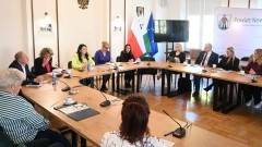 Posiedzenie Powiatowej Rady Rynku Pracy w Nowym Dworze Gdańskim.