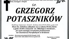 Zmarł Grzegorz Potaszników. Miał 64 lata.