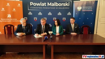 Nowe inwestycje drogowe w Malborku i powiecie. Powstanie ścieżka rowerowa…