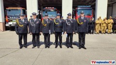 Powiatowe Obchody Dnia Strażaka w Malborku. Wręczono awanse i odznaczenia. Wideo i zdjęcia