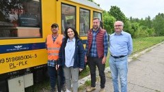 Coraz bliżej reaktywacji linii kolejowej przez Nowy Staw. Przeprowadzono przejazd techniczny