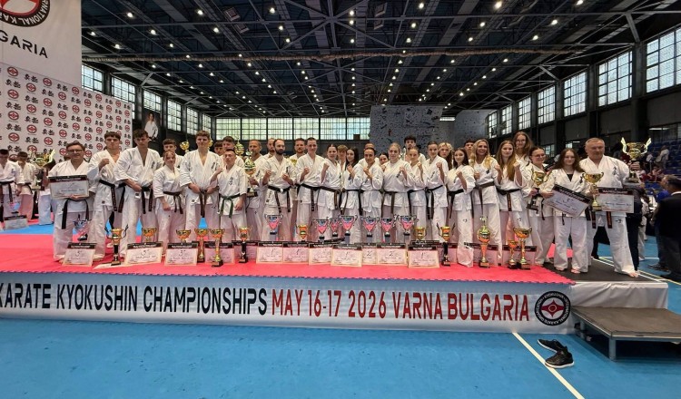 Sukces zawodników z Malborka na Mistrzostwach Europy Karate Kyokushin w Warnie.
