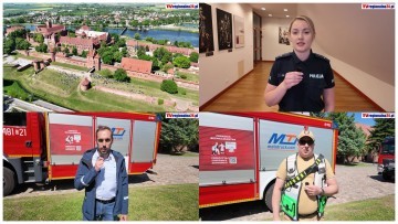 Ćwiczenia obronne „Zamek 26” w Muzeum Zamkowym w Malborku. Służby…