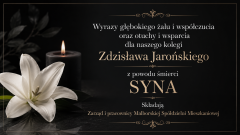 Kondolencje Zarządu i pracowników Malborskiej Spółdzielni Mieszkaniowej
