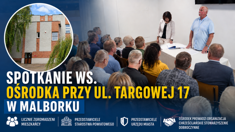 Spotkanie ws. ośrodka przy ul. Targowej 17 w Malborku. Mieszkańcy domagają się wyjaśnień. Posłuchaj nagrania.