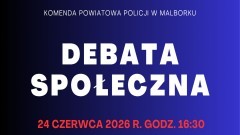 Debata o bezpieczeństwie w Malborku. Policja zaprasza mieszkańców na otwarte spotkanie w Szkole Łacińskiej