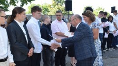 Zakończenie roku szkolnego w Technikum nr 3 w Malborku.