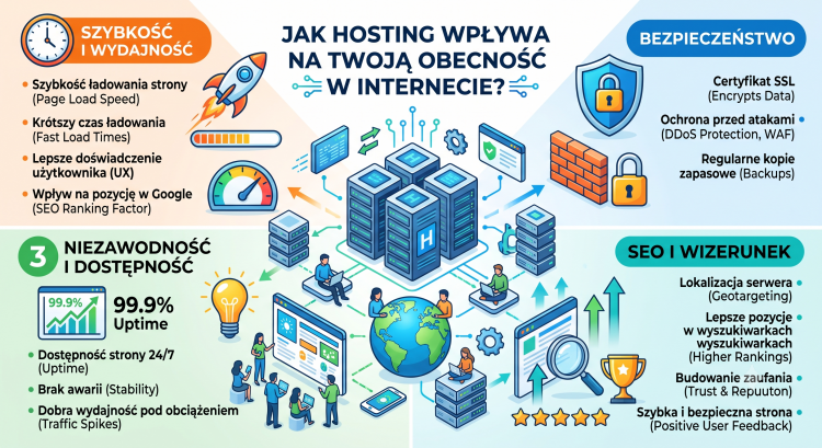 Jak hosting wpływa na Twoją obecność w internecie?