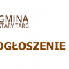 Gmina Stary Targ ogłasza II przetarg na sprzedaż działki w Kątkach.