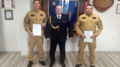 Zmiany w kierownictwie JRG Malbork. Dwóch strażaków z awansami