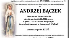 Zmarł Andrzej Bączek. Miał 61 lat.