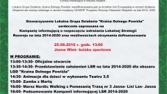 LGD w Dzierzgoniu zaprasza do odwiedzin stoiska celem pozyskania informacji o środkach finansowych na realizację projektów w latach 2014-2020 – 25.06.2016