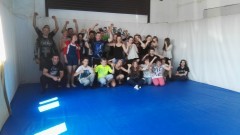 Uczniowie Gimnazjum Nr 1 odwiedzili zawodników z malborskiego klubu MMA - 23.06.2016