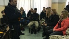 SZTUM: Uczniowie ZS w Dzierzgoniu w sztumskiej komendzie. Zadawali konkretne pytania – 23.11.2016 