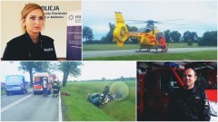Wypadek na DK22. 47-latka wpadła do rowu i koziołkowała. Ona i pasażerowie trafili do szpitala. Weekendowy raport służb mundurowych – 26.06.2017