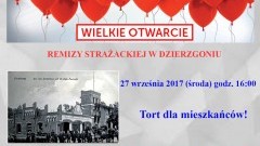 Remiza wyremontowana. Burmistrz Dzierzgonia zaprasza na wielkie otwarcie – 27.09.2017