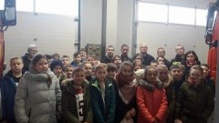 Uczniowie Szkoły Podstawowej w Dzierzgoniu z wizytą w OSP - 10.01.2018