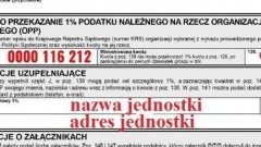 Przekaż 1% podatku na wybraną jednostkę Ochotniczej Straży Pożarnej z terenu Gminy Dzierzgoń - 01.03.2018