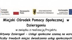 Miejski Ośrodek Pomocy w Dzierzgoniu zaprasza wszystkich rodziców dzieci na spotkanie organizacyjno/rekrutacyjne 