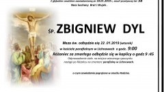 Zmarł Zbigniew Dyl. Żył 58 lat.