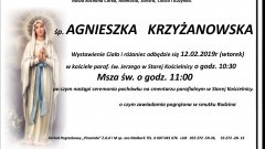 Zmarła Agnieszka Krzyżanowska. Żyła 40 lat.