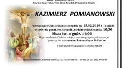 Zmarł Kazimierz Pomianowski. Żył 95 lat