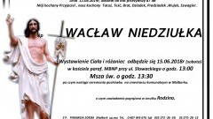 Zmarł Wacław Niedziułka. Żył 87 lat