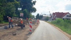 Rozbudowa drogi wojewódzkiej nr 515 Malbork - Grzymała. Zobacz postęp prac na dzień 8 sierpnia 2019