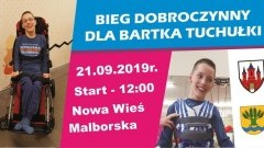 Bieg i Festyn Dobroczynny dla Bartka Tuchułki w Nowej Wsi Malborskiej.