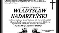 Zmarł Władysław Nadarzyński. Żył 74 lata