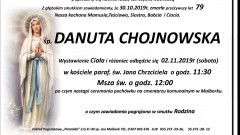 Zmarła Danuta Chojnowska. Żyła 79 lat.